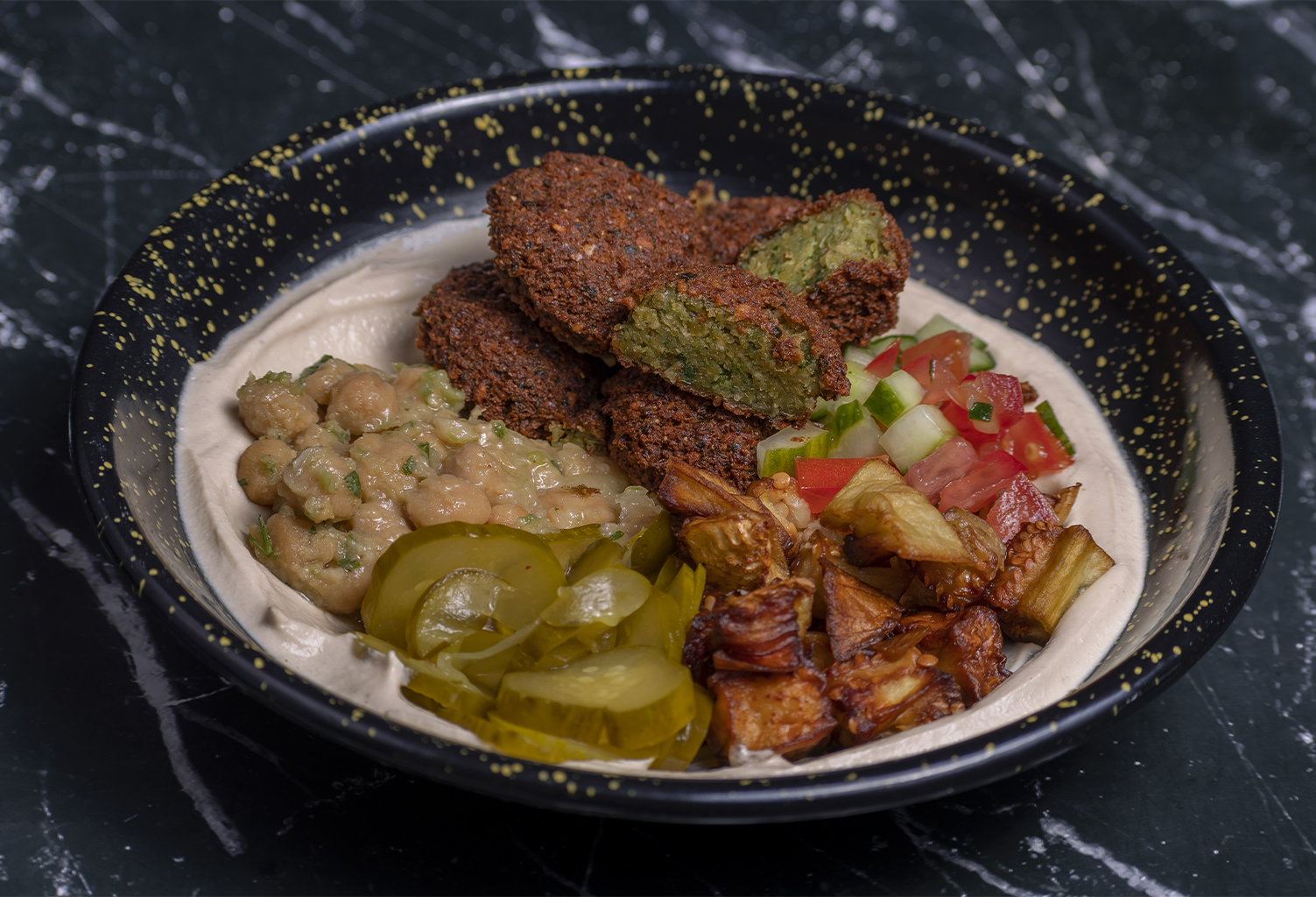 falafel-hummus-bowl